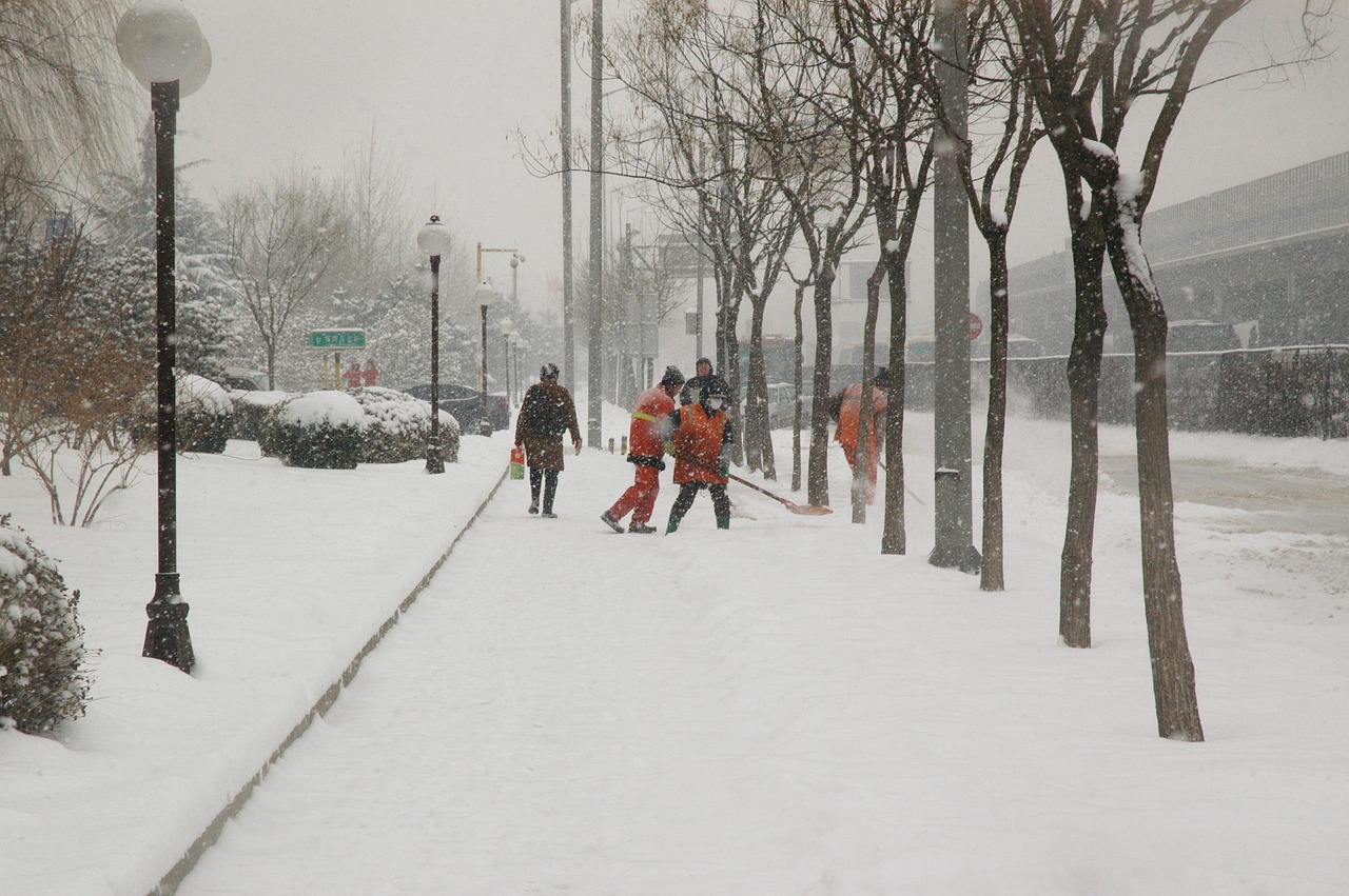 郑州遭遇罕见大暴雪，城市应对与雪后美景